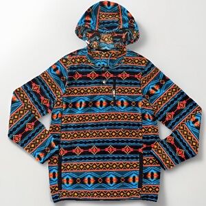 DRAVUS Aztek Tribal Southwestern Fleece Hoodie Sweatshirt